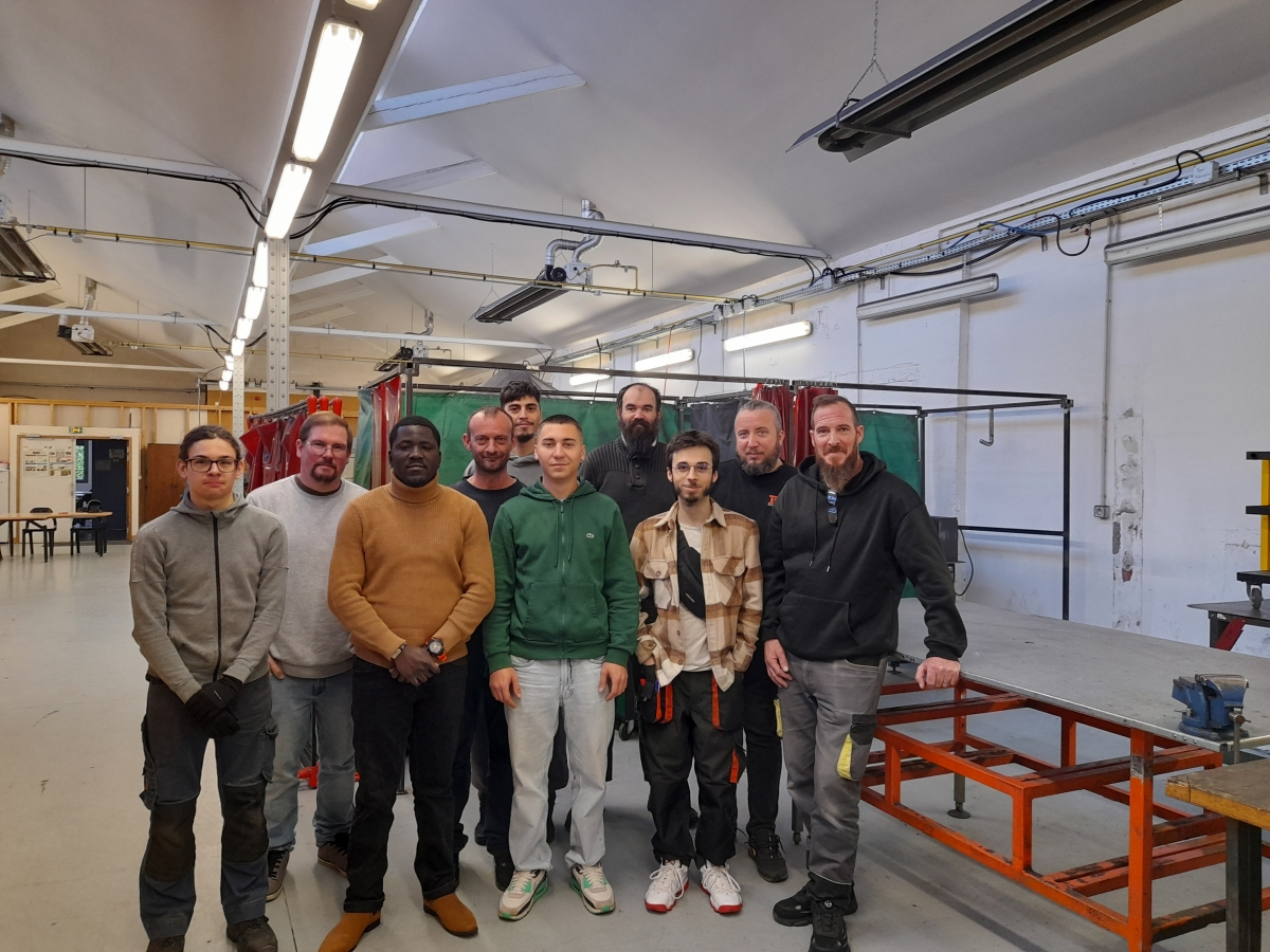 9 stagiaires formés en soudure à Romorantin